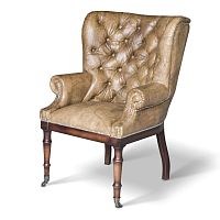 Classic armchair LYONleatheroakbeech