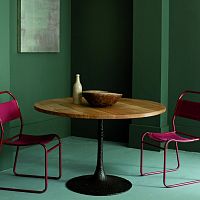 Contemporary dining table EQUATORoakroundcommercial