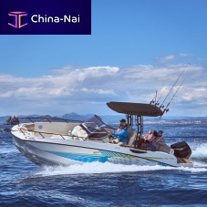 Outboard center console boat 805 Openskisport-fishing10-person max.