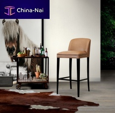 Traditional bar chair TEATROindoorfabricleather