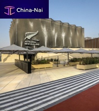 Metal frame tensile structure Kaynemaile for facadefor ceilingfor interior