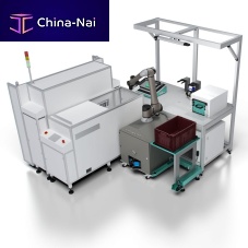 Assembly workstation FLEXIMATEelectronicmodularwith collaborative robots