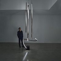 Floor-standing lamp BELA+extruded aluminumthermo-lacquered aluminumoriginal design