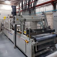 Glass product production line bi-component fiberautomatic