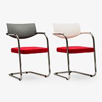 Contemporary chair VALE CANTILEVERindoormetalstackable
