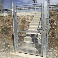 Metal garden gate