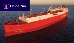 LNG carrier cargo ship
