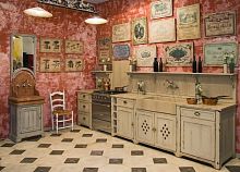 Traditional kitchen MRE MICHELsolid woodwoodenwith handle
