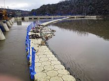 Pollution control boom DEBRISfloating