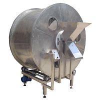 Rotary drum mixer batch