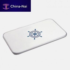 Melamine table top S4070anodized aluminumfor boatwhite