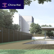 Louvered fencing gardenfor public spacesmetal