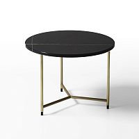 Contemporary coffee table PALLADIObrassmarblerectangular