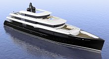 Cruising mega-yacht W 65Mwheelhousesteelvertical bow