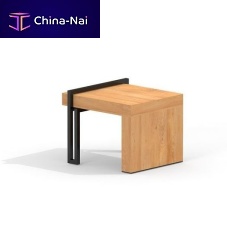 Small public bench THOR SMALL contemporaryoaksteel