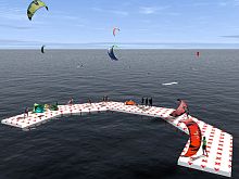 Floating platform modular