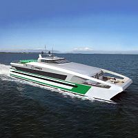 Catamaran passenger ferry 3500 H2 FCATcompositeGRP