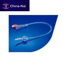 Urine drainage catheter Tiemannureteralballoondouble-lumen