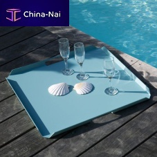 Aluminum serving tray commercialhomefor swimming pool
