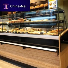 Counter refrigerated display case GEM islandfor pastry shopsstainless steel