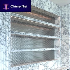 Laminated glass panel R20201GYG2M2safetytexturedfor interior