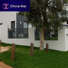 Fence with panels gardensteel