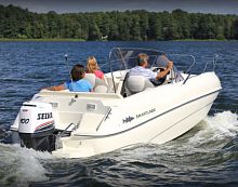 Outboard day cruiser SUNBREEZE 226opendual-consolefiberglass