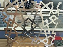 Interior decorative panel aluminumperforated