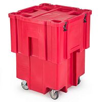 Plastic waste container Segri-Med®crane-liftfor medical wastelockable