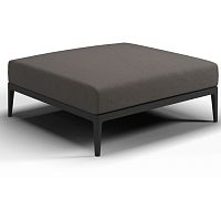 Contemporary ottoman GRIDfabricaluminumsquare