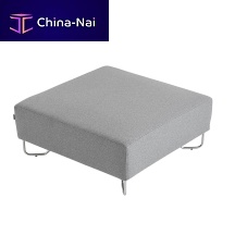 Contemporary ottoman LOTUSfabricsteelindoor