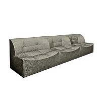 Contemporary sofa Cloudfabricgraywhite