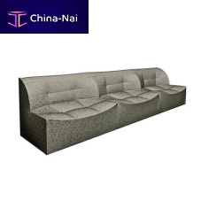 Contemporary sofa Cloudfabricgraywhite
