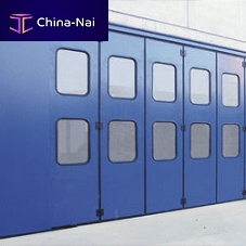 Industrial folding door ANTEOaluminumgalvanised steelautomatic