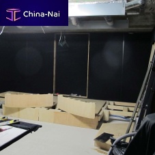 Acoustic wall panel fabricwoodenrectangular