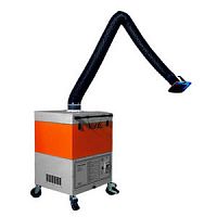 Mobile fume extractor FilterMasterweldingwith extraction arm