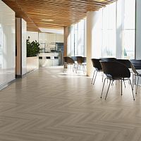 Eco-friendly flooring ALMOND � HERRINGBONEvinylindoorfor office