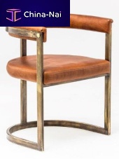 Contemporary chair AGATEindoorvelvetleather