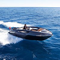 Inboard center console boat SPEED 22fastsundeckteak deck
