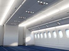 Airplane overhead compartment