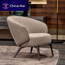 Contemporary armchair HELENfabricleatherplywood