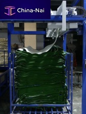 Fabric folding machine electricautomatic
