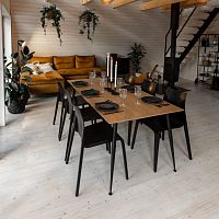 Design dining table NORTHoakwalnutplywood