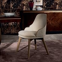 Traditional chair CHARLESTONindoorfabricwooden base