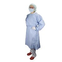 Unisex surgical gown 09437non-wovenblue