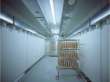 Continuous drying system AV for the food industryfor refrigeration circuits