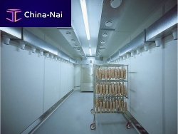 Continuous drying system AV for the food industryfor refrigeration circuits