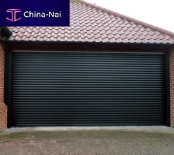 Roll-up garage door A77aluminumautomaticinsulated