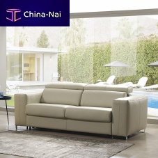 Sofa bed Carolcontemporaryleathergray