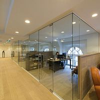 Interior door CLARITglassswingglazed